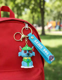 3D PVC Figure Keychain - Paw Patrol - Rocky Recycling Uniform