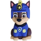 3D PVC Figure Keychain - Paw Patrol - Chase Police Uniform Sitting
