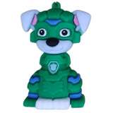 3D PVC Figure Keychain - Paw Patrol - Rocky Mighty Pups Sitting