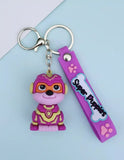 3D PVC Figure Keychain - Paw Patrol - Liberty Mighty Pups Charged Up