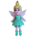 3D PVC Figure Keychain - Peter Pan - Tinker Bell Chibi Standing
