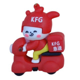 3D PVC Figure Keychain - Sanrio - Pochacco KFG Delivery Rider