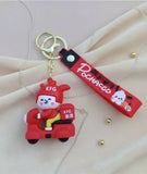 3D PVC Figure Keychain - Pochacco De Hello Kitty - KFG Delivery Rider