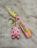 3D PVC Figure Keychain - Pokemon Jigglypuff - Jigglypuff Standing