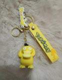 3D PVC Figure Keychain - Pokemon Psyduck - Psyduck Holding Head