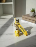 3D PVC Figure Keychain - Pokemon Psyduck - Psyduck Holding Head