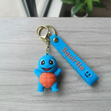 3D PVC Figure Keychain - Pokemon Squirtle - Squirtle Happy Standing
