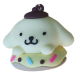 3D PVC Figure Keychain - Sanrio - Pompompurin Donut