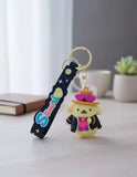 3D PVC Figure Keychain - Pompompurin De Hello Kitty - Pompompurin Masquerade Outfit