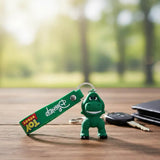 3D PVC Figure Keychain - Rex De Toy Story - Rex Smiling