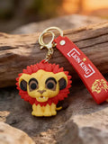 3D PVC Figure Keychain - Rey Leon - Kion Sitting