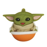 3D PVC Figure Keychain - Star Wars - Grogu In Pram
