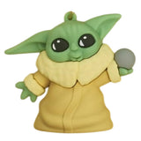 3D PVC Figure Keychain - Star Wars - Grogu Holding Control Knob Variant 2