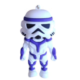 3D PVC Figure Keychain - Star Wars - Chibi Purple Stormtrooper