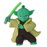 3D PVC Figure Keychain - Star Wars - Yoda Holding Lightsaber
