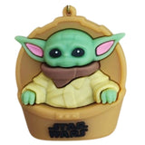 3D PVC Figure Keychain - Star Wars - Grogu In Pram Variant 3