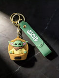 3D PVC Figure Keychain - Star Wars - Grogu In Pram Variant 3