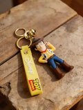 3D PVC Figure Keychain - Toy Story - Woody Pointing Finger