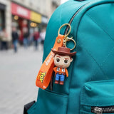 3D PVC Figure Keychain - Toy Story - Woody Chibi Cowboy Outfit