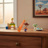 3D PVC Figure Keychain - Toy Story - Woody Chibi Cowboy Outfit