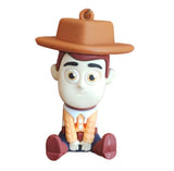 3D PVC Figure Keychain - Toy Story - Chibi Woody Sitting