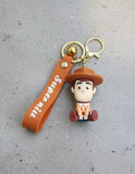 3D PVC Figure Keychain - Toy Story - Chibi Woody Sitting
