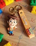 3D PVC Figure Keychain - Toy Story - Woody Chibi Waving