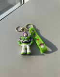 3D PVC Figure Keychain - Toy Story - Buzz Lightyear Hands On Hips