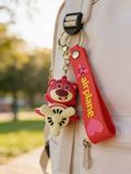 3D PVC Figure Keychain - Toy Story - Lotso With Propeller Plane