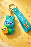 3D PVC Figure Keychain - Toy Story - Bunny And Ducky
