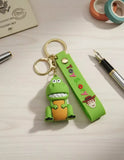 3D PVC Figure Keychain - Toy Story - Rex Sitting