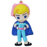 3D PVC Figure Keychain - Toy Story - Bo Peep Hero Outfit
