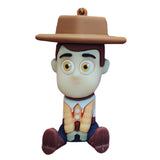3D PVC Figure Keychain - Toy Story - Woody Chibi Sitting