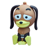 3D PVC Figure Keychain - Toy Story - Slinky Dog Sitting Chibi