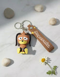 3D PVC Figure Keychain - Toy Story - Slinky Dog Sitting Chibi