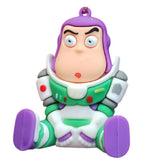 3D PVC Figure Keychain - Toy Story - Chibi Buzz Lightyear Sitting