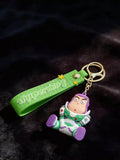 3D PVC Figure Keychain - Toy Story - Chibi Buzz Lightyear Sitting