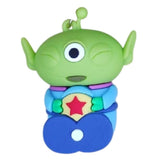 3D PVC Figure Keychain - Toy Story - Alien Winking Star Outfit