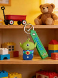 3D PVC Figure Keychain - Toy Story - Alien Winking Star Outfit
