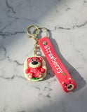 3D PVC Figure Keychain - Toy Story - Lotso Strawberry