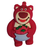 3D PVC Figure Keychain - Toy Story - Lotso Holding Strawberries
