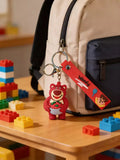 3D PVC Figure Keychain - Toy Story - Lotso Holding Strawberries