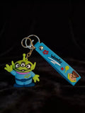 3D PVC Figure Keychain - Toy Story - Alien Waving