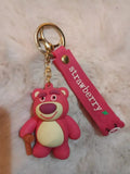 3D PVC Figure Keychain - Toy Story - Lotso With Cane