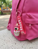 3D PVC Figure Keychain - Toy Story - Lotso Crown Ice Cream