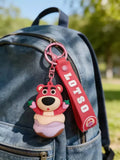 3D PVC Figure Keychain - Toy Story - Lotso Cupcake Holding Strawberries