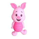3D PVC Figure Keychain - Winnie the Pooh - Piglet Smiling Pose