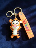3D PVC Figure Keychain - Winnie the Pooh - Tigger Arms Out