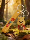 3D PVC Figure Keychain - Winnie the Pooh - Pooh Licking Honey Pot Variant 2