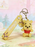 3D PVC Figure Keychain - Winnie the Pooh - Winnie Pooh Chibi Sitting